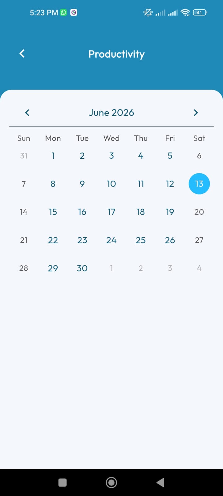 RateOp mobile app screen 53
